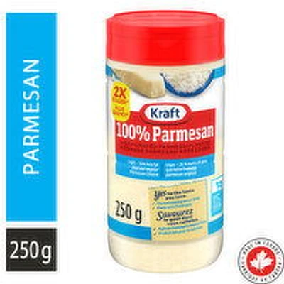 Kraft - Light Grated Parmesan Cheese, 250 Gram