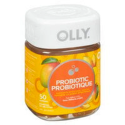 OLLY - Probiotic Gummies, Two Billion CFU - Mango, 50 Each