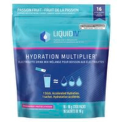 Liquid IV - Electrolyte Drink Mix Passion Fruit, 16 Each