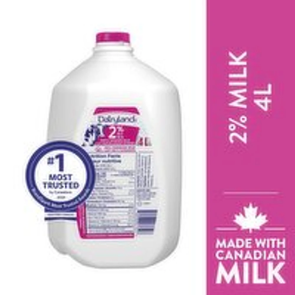 Dairyland - 2% Regular Milk, 4 Litre