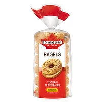 Dempster's - 12 Grain Bagels, 6 Each