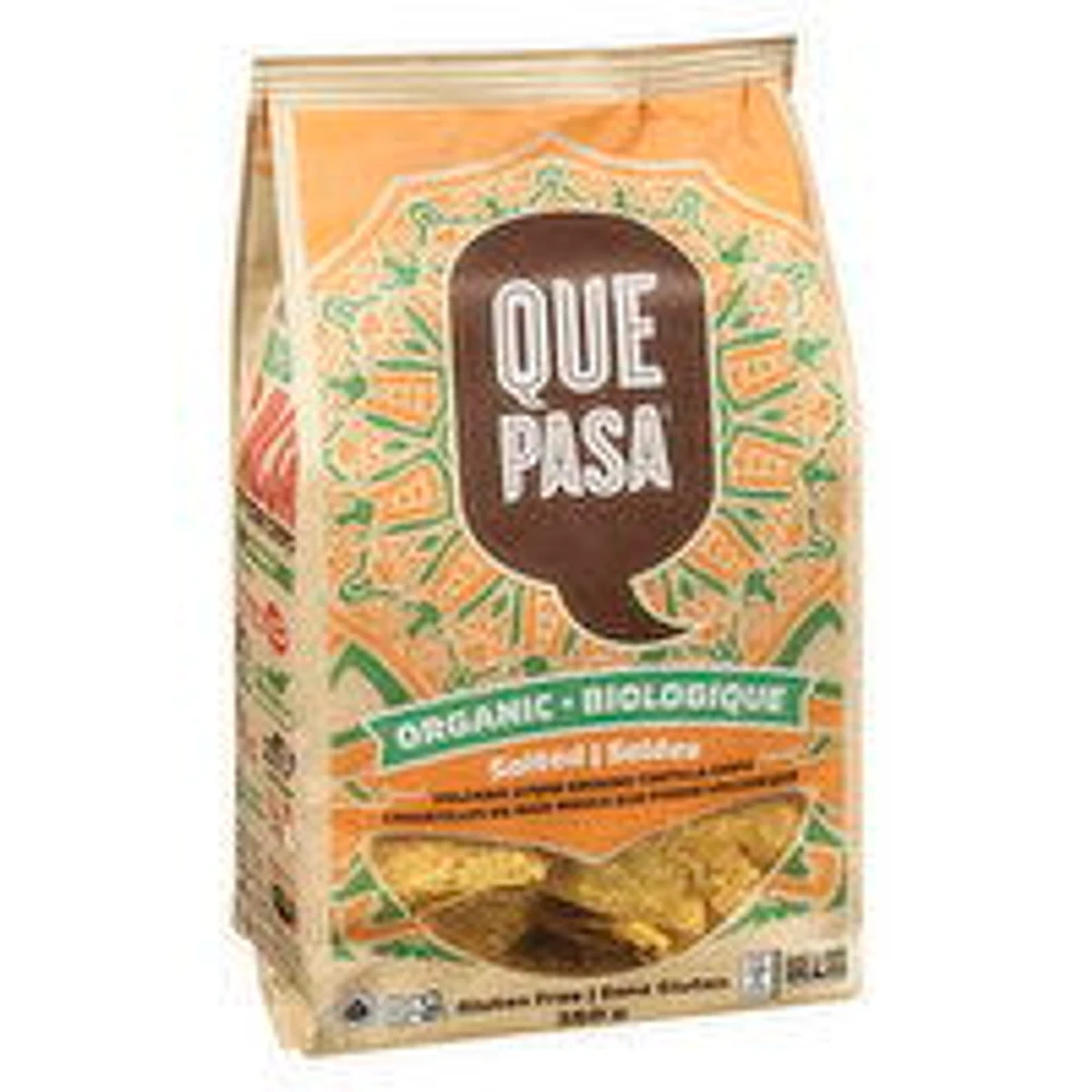 Que Pasa - Organic Tortilla Chips Salted, 350 Gram