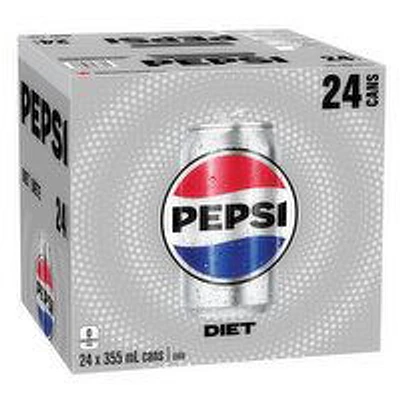Pepsi - Diet Cola Cans, 24 Each