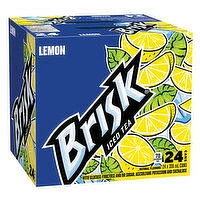 Lipton - Brisk Iced Tea, Lemon 355mL, 24 Each