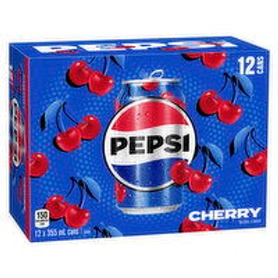 Pepsi - Wild Cherry Cola, 12 Each