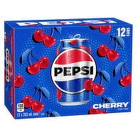 Pepsi - Wild Cherry Cola, 12 Each