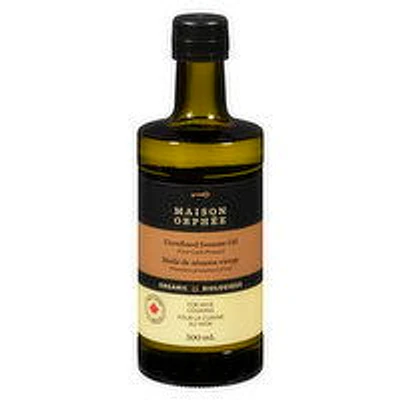 Maison Orphee - Sesame Oil Virgin Organic, 500 Millilitre