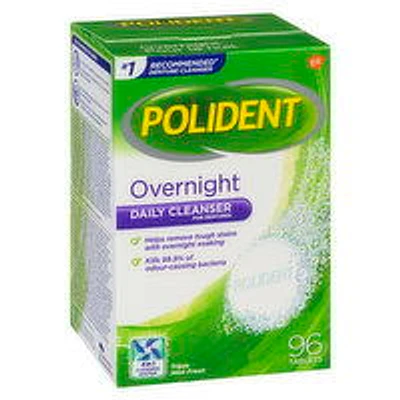 Polident - POLIDENT OVERNIGHT TABS, 96 Each