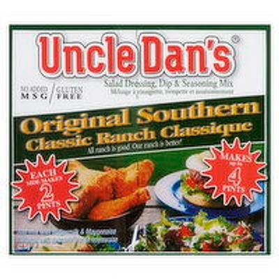 Uncle Dans - Ranch Seasoning & Salad Dressing Mix, Twin Pack, 42.5 Gram