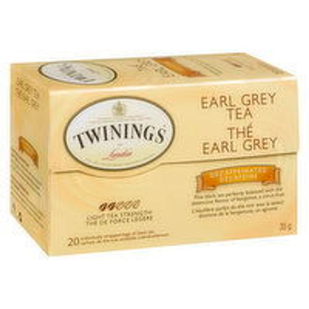 Twinings - Earl Grey Tea Bags - Decaf, 20 Each