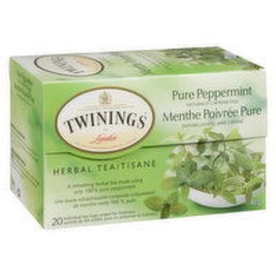 Twinings - Herbal Tea - Pure Peppermint, 20 Each