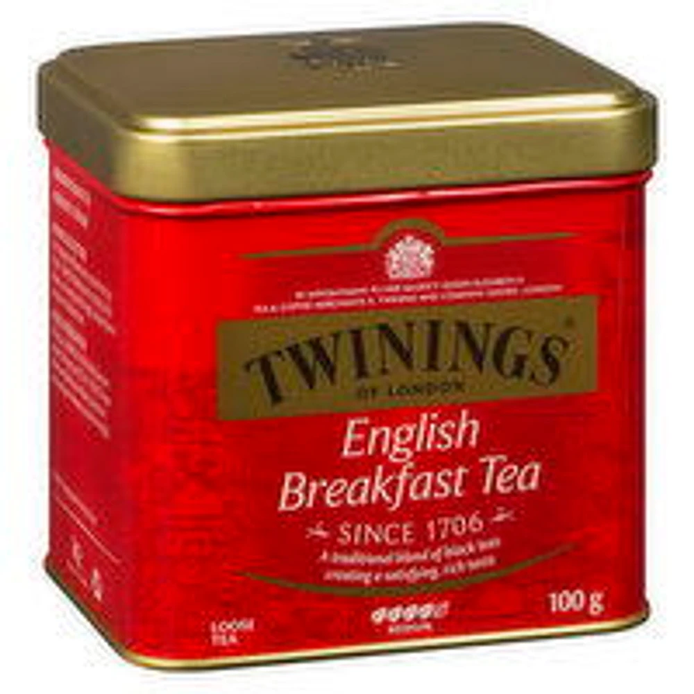 Twinings - Tea - English Breakfast Tin, 100 Gram