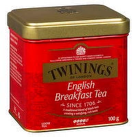 Twinings - Tea - English Breakfast Tin, 100 Gram