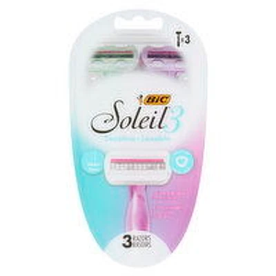 BIC - Soleil Glow  Disposable Razors, 3 Each