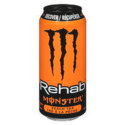 Monster - Rehab Peach Tea, 458 Millilitre