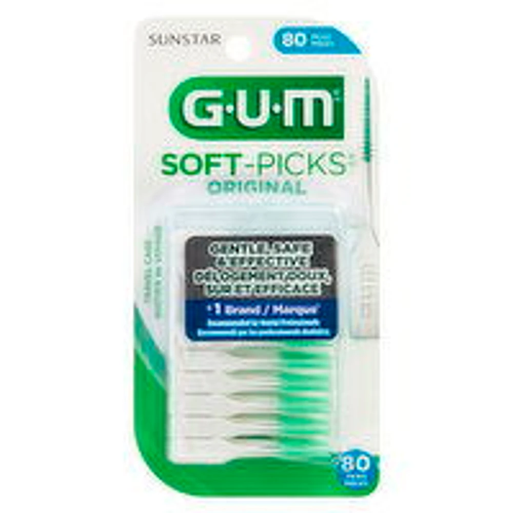 GUM - Soft Picks, 80 Each