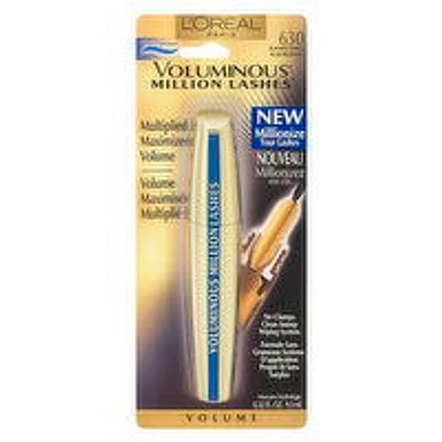 L'Oreal - Voluminous Million Lashes Waterproof Mascara - Blackest Black, 9.5 Millilitre