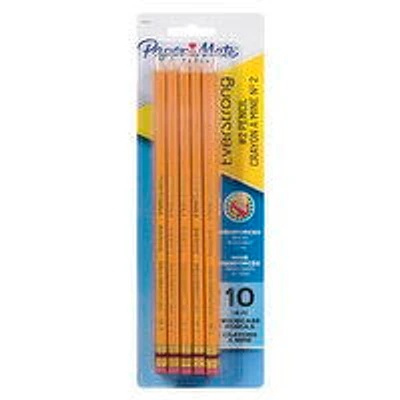 Papermate - Woodcase Everstrong Pencils, 10 Each