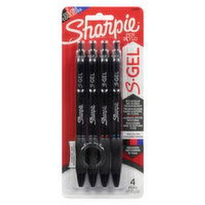 Sharpie - Gel Medium Ink Pens, 4 Each