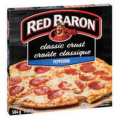 Red Baron - Classic Crust Pepperoni Pizza, 583 Gram