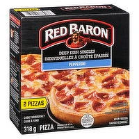 Red Baron - Deep Dish Pizza Singles, Pepperoni, 318 Gram