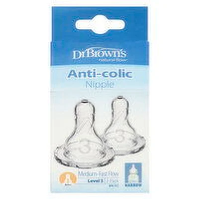 Dr. Brown's - DrBrown Level 3 Silicone Nipple, 1 Each