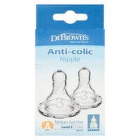 Dr. Brown's - DrBrown Level 3 Silicone Nipple, 1 Each