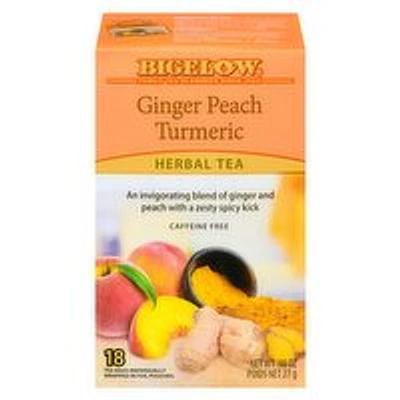 Bigelow - Tea Ginger Peach Turmeric, 18 Each