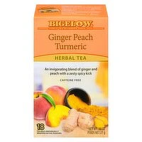 Bigelow - Tea Ginger Peach Turmeric, 18 Each