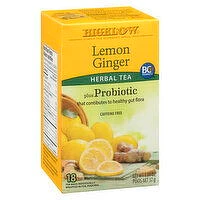 Bigelow - Tea Lemon Ginger, 18 Each