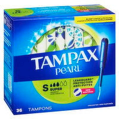 Tampax - Pearl Tampons Super Unscented, 36 Each