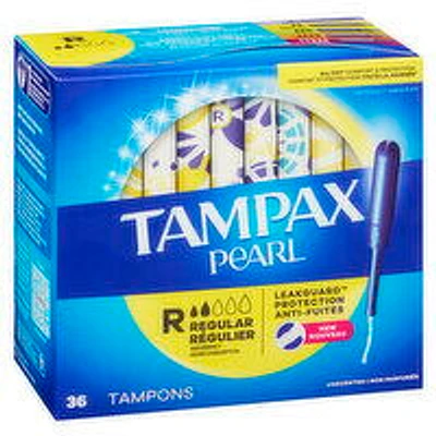 Tampax - Pearl Tampons Regular, 36 Each