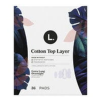 L. - Overnight Pad, Ultra Thin, Extra Long, 36 Each