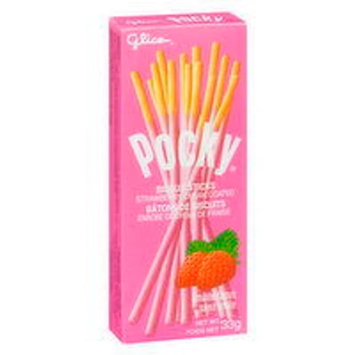 Glico - Pocky Biscuit Sticks, Strawberry, 33 Gram