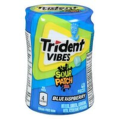 Trident - Vibes Sour Patch Kids Blue Raspberry, 40 Each