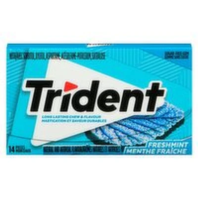 Trident - Freshmint Gum, 14 Each
