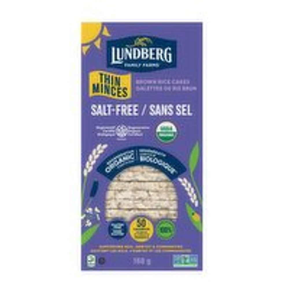 Lundberg - Organic Thin Stackers - Brown Rice, 24 Each