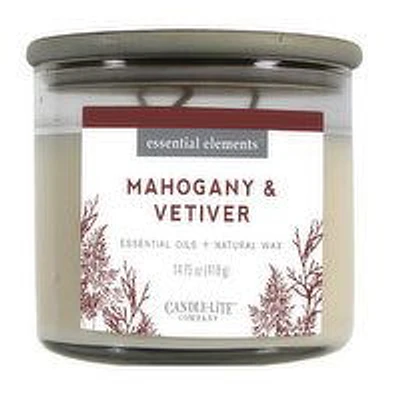 Candle-Lite - Mahogany & Vetiver Candle Jar, 418 Gram