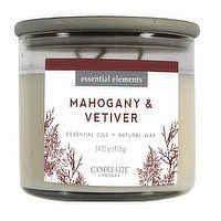 Candle-Lite - Mahogany & Vetiver Candle Jar, 418 Gram