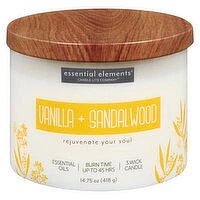 Candle Lite - Candle Vanilla & Sandalwood 14.75 z, 418 Gram
