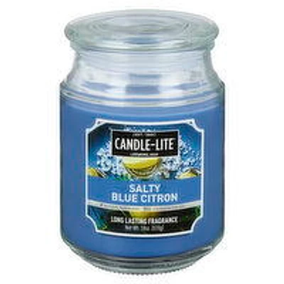 Candle-Lite - CndlLt Salty Blue Citron 18 oz Candl, 510 Gram