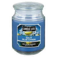Candle-Lite - CndlLt Salty Blue Citron 18 oz Candl, 510 Gram