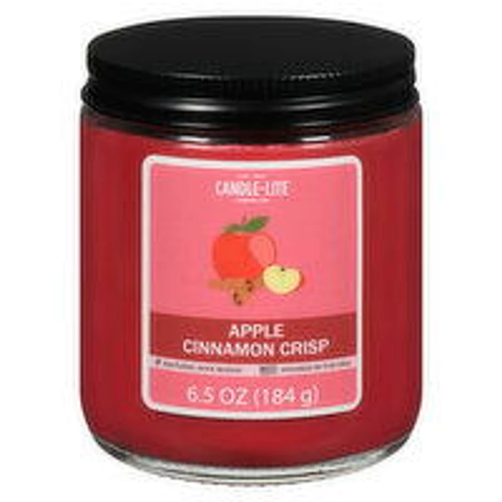 Candle-Lite - Apple Cinnamon Crisp Candle Jar, 184 Gram