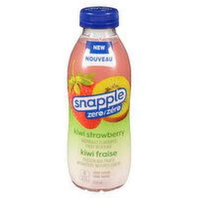 Snapple - Zero Kiwi Strawberry Beverage, 473 Millilitre