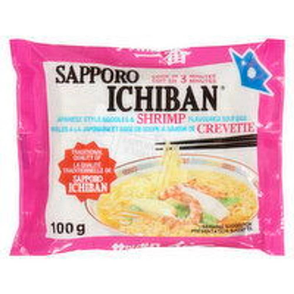 Sapporo Ichiban - Shrimp Noodles, 100 Gram