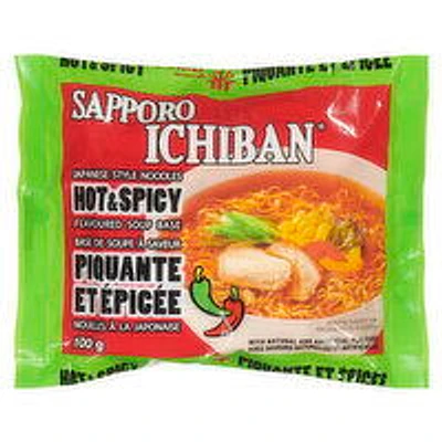 Sapporo Ichiban - Hot & Spicy japanese Style Noodles, 100 Gram