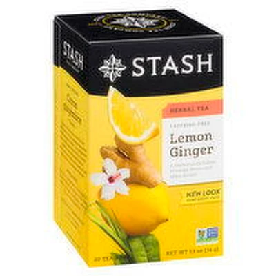 Stash - Herbal Tea - Lemon Ginger, 20 Each