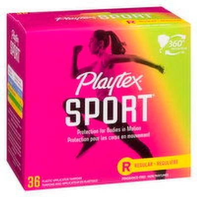 Playtex - Sport Tampons Unscented Regular, 36 Each