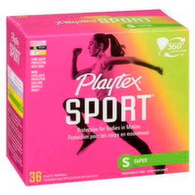 Playtex - Sport Tampons Unscented Super, 36 Each