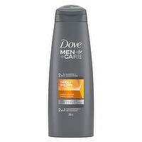 Dove - Men+Care Shampoo - Thick & Clean, 355 Millilitre